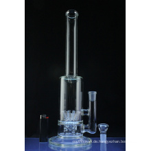 10 Sprinkler Barrel Perc Shisha Glas Rauchen Wasserpfeife (ES-GB-578)